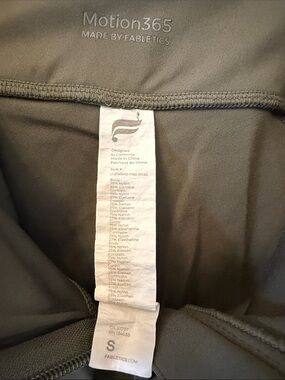 Fabletics Motion365 Leggings in Olive